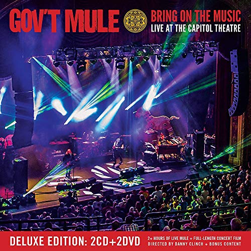 Gov't Mule live concert DVD cover with stage lights and band performing.