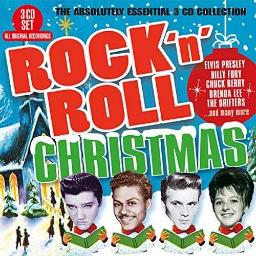 3CD set, âRock ânâ Roll Christmasâ with images of Elvis Presley and others.