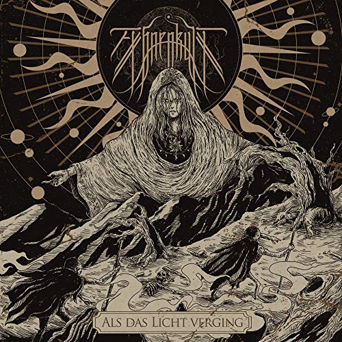 CD cover art: dark, sketched figure with radiating sunburst and figures below.