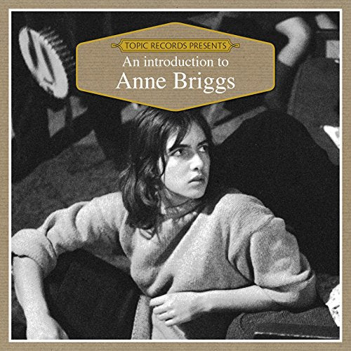 Black and white album cover featuring folk singer Anne Briggs.
