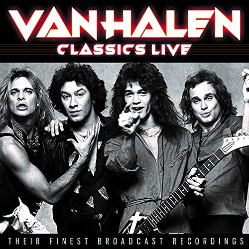 Van Halen band portrait from the “Classics Live” CD cover.