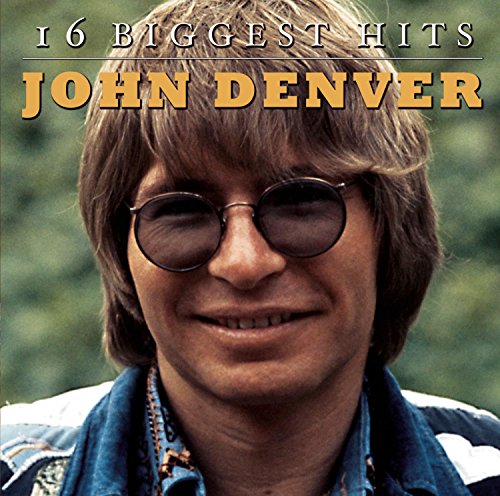 John Denver album cover featuring a portrait of the singer with sunglasses.