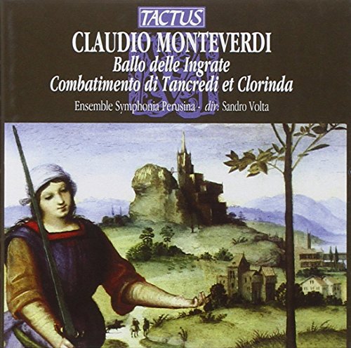 CD cover for Monteverdi’s “Ballo delle Ingrate” with Renaissance artwork.