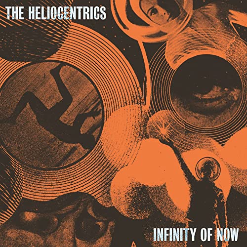 CD cover for "Infinity Of Now" by The Heliocentrics, abstract art.