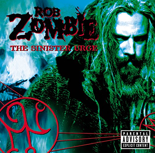 Dark album cover with Rob Zombie's name and title in bold, eerie font.