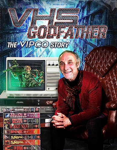 DVD cover featuring a man, a vintage TV, and VHS tapes.