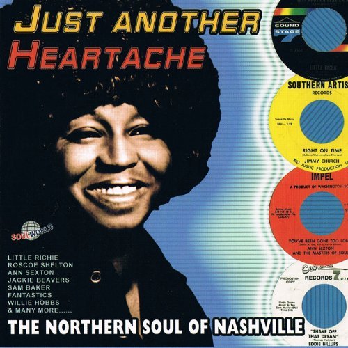 CD cover featuring a smiling woman and text “Just Another Heartache”.
