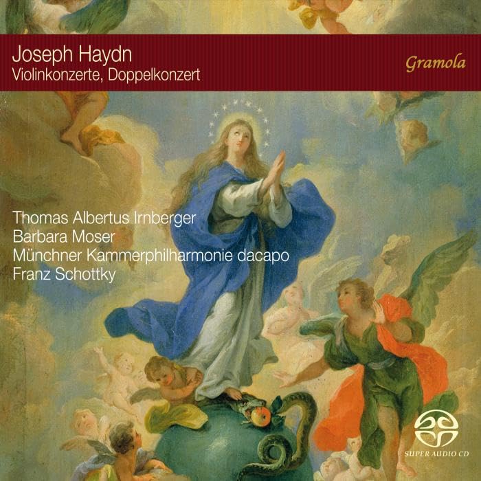 CD cover featuring a classical painting of a woman in blue robes.