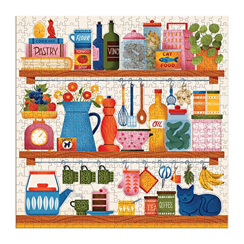 Galison 9780735374966 Kitchen Essentials Jigsaw Puzzle, Multicoloured, 500 Pieces