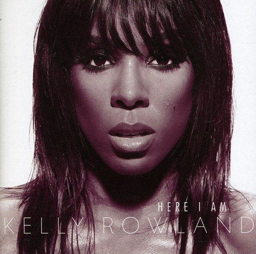 Close-up portrait of Kelly Rowland for the "Here I Am" CD cover.