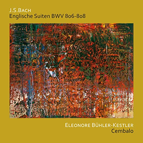 CD cover for Bach’s English Suites performed by Eleonore Bühler-Kestler.