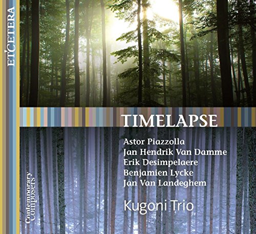 CD cover: forest scene with artist names and “Timelapse” title.
