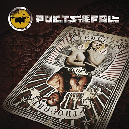 CD cover for Poets Of The Fall’s “Temple Of Thought” with a man and wings.
