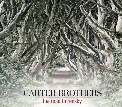 CD cover: a road through a tunnel of intertwined trees.