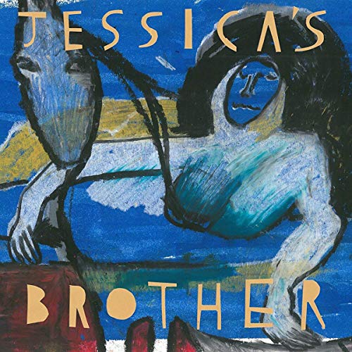 CD cover for Jessica’s Brother, featuring abstract blue and orange figures.