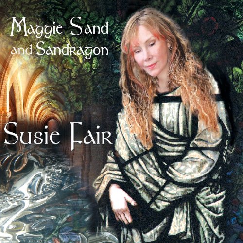 CD cover featuring Maggie Sand and Sandragon, with a woman in a gown.