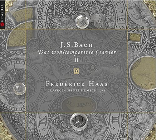 CD cover for Bach’s “Das Wohltemperirte Clavier II” performed by Frederick Haas.