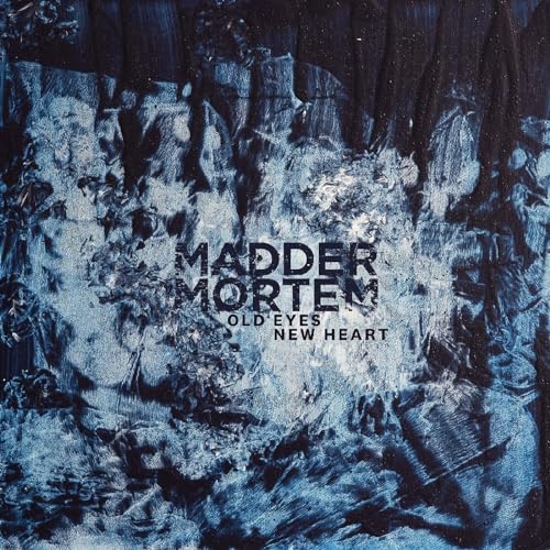CD cover for Madder Mortem’s “Old Eyes, New Heart” in shades of blue.