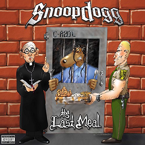 Snoop Dogg's "The Last Meal" album cover: cartoon prison scene with food.