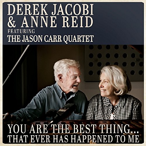 CD cover featuring Derek Jacobi and Anne Reid smiling into microphones.