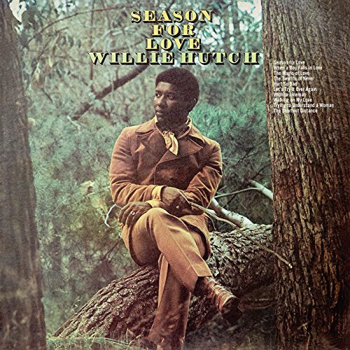 Album cover: Willie Hutch portrait in brown suit, leaning on a tree.
