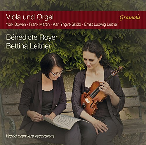 CD cover featuring two women with a viola and sheet music.