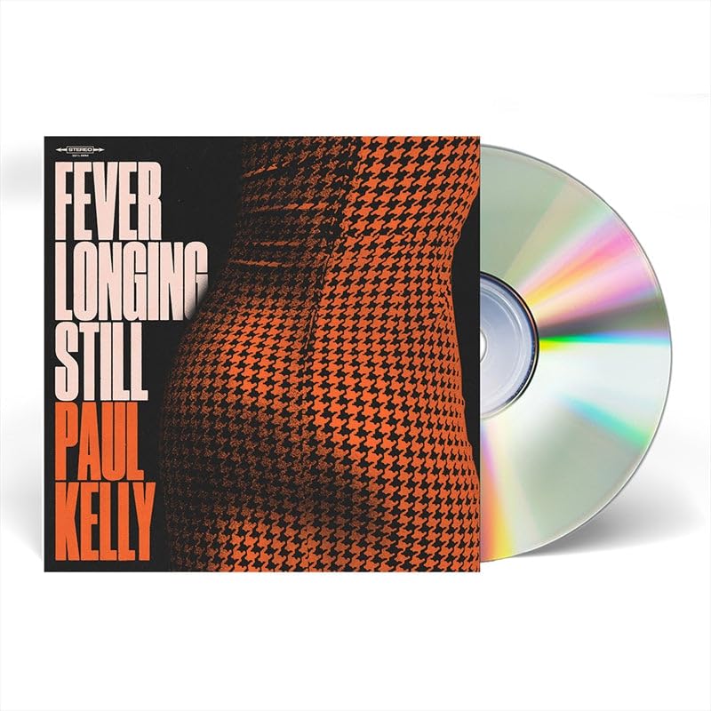 CD case with houndstooth pattern and reflective silver disc.