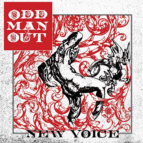 Vinyl record cover: black and red ornate design with text "Odd Man Out".