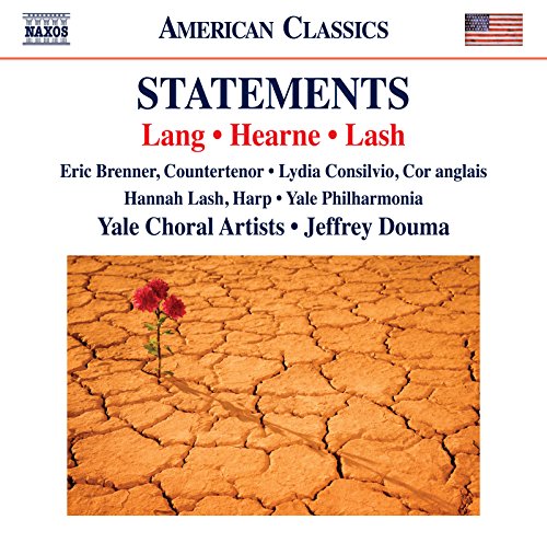 CD cover for “Statements” featuring a red flower in cracked earth.