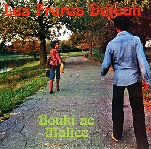 CD cover: Couple walking away on a park path, autumn trees.