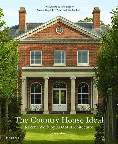 Red brick country house with white trim, featured on a book cover.