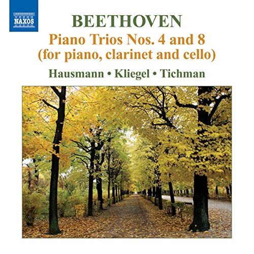 Beethoven CD cover with a path lined with autumn trees.