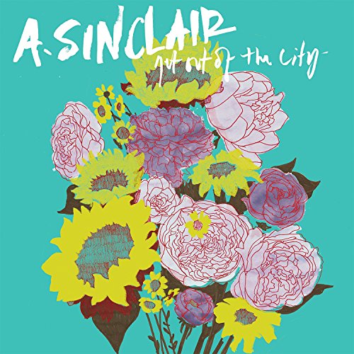 CD cover with hand-drawn flowers in shades of yellow, pink, and purple.