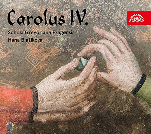 CD cover: hands holding a gem, text “Carolus IV.” and musical group name.
