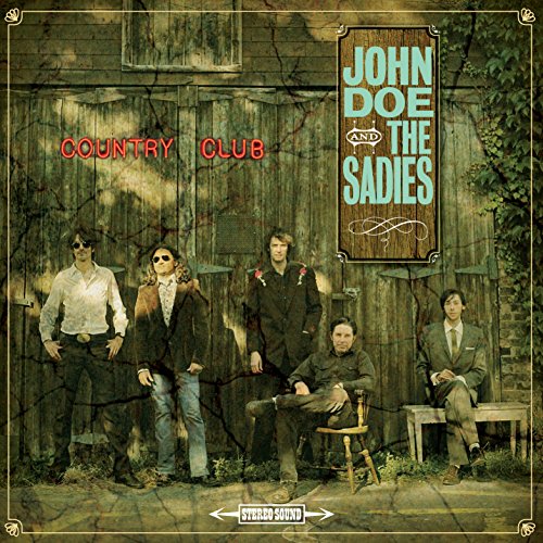 Album cover for John Doe and The Sadies’ “Country Club” featuring a band portrait.