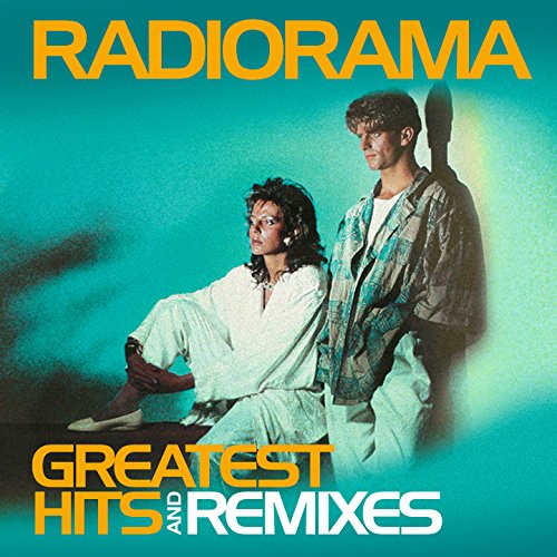 Radiorama album cover featuring a man and woman in teal lighting.