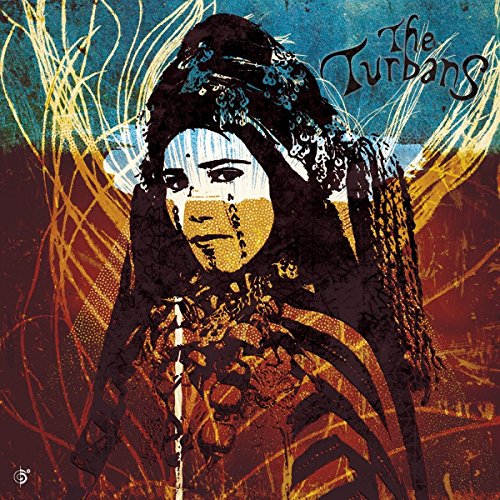 Album cover for The Turbans, featuring a portrait with textured graphics.