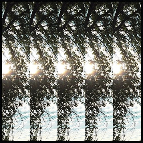 CD cover with repeating, sun-drenched tree branch and sky imagery.