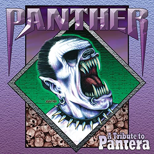 CD cover for "A Tribute to Pantera" featuring a snarling panther head.