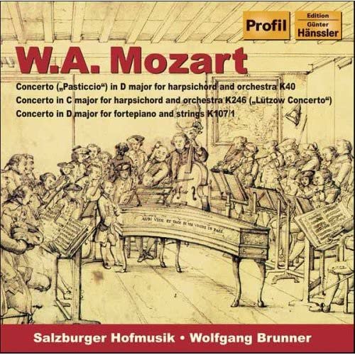 CD cover featuring a painting of an 18th-century orchestra and a harpsichord.