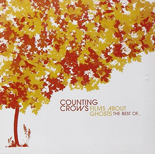 Counting Crows album cover, red tree silhouette on yellow background.