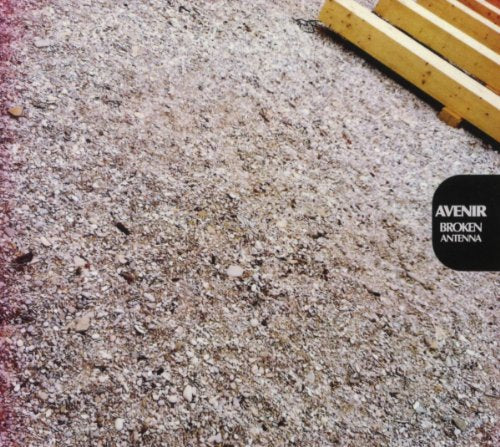CD cover for Avenir's "broken antenna" with gravel texture.