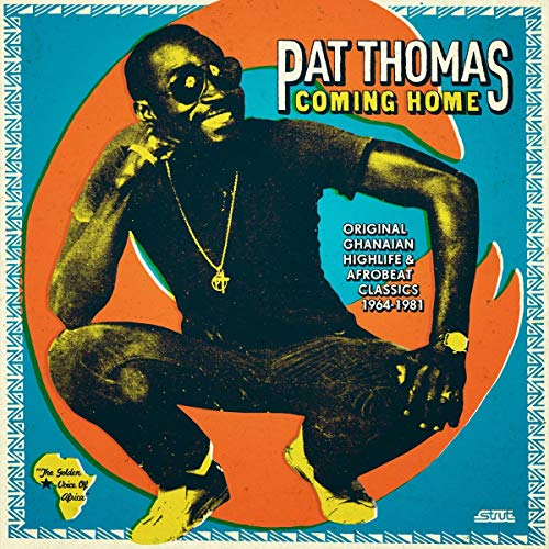 CD cover for Pat Thomas’ “Coming Home” featuring a portrait of the artist.