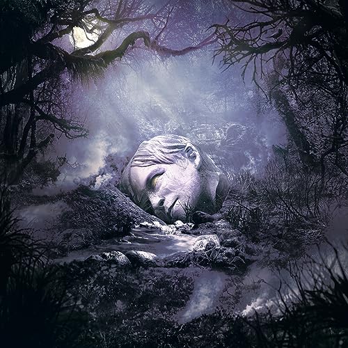 Weezer’s “SZNZ: Autumn” vinyl cover featuring a stone face in a forest.