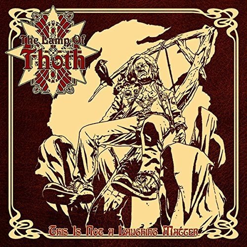 CD cover: stylized drawing of a man with a raven, ornate border.