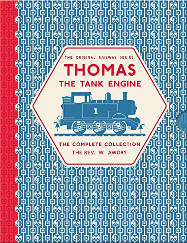 Red hardcover book cover featuring Thomas the Tank Engine illustration.