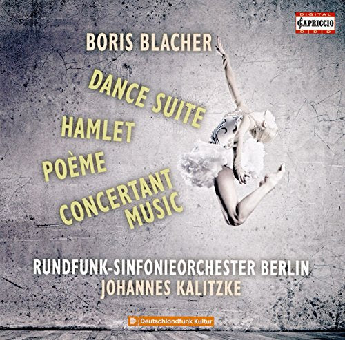 CD cover for Boris Blacher’s compositions featuring a dancer in motion.
