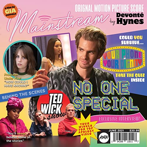 “Mainstream” movie soundtrack vinyl cover with actors and bold text.