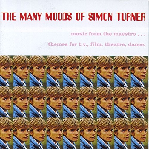 CD cover: repeating images of Simon Turner with brown hair and blue jacket.