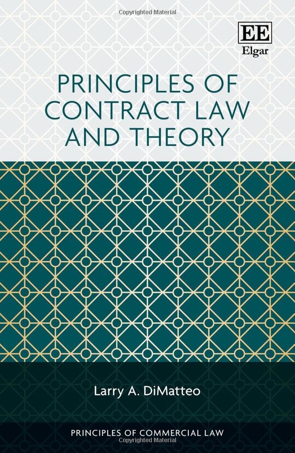 Principles of Contract Law and Theory